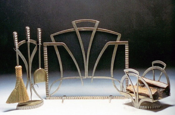 Inneneinrichtung aus Metall. Design Ideen. Luxusprodukt.