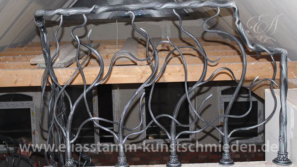 Treppengelaender aus schmiedeeisen # Art.-Nr. 02-01-40 Wohnideen Treppengeleander