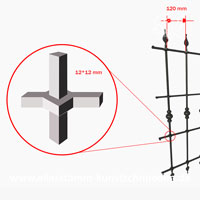 geschmiedete Fenstergitter Model Standart