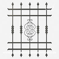 geschmiedete Fenstergitter Model Eleganz