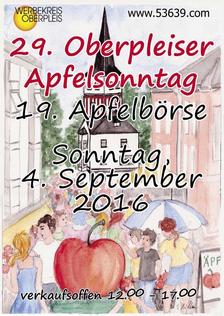 Am 2. September 2018 verkaufsoffener Sonntag in Oberpleis.